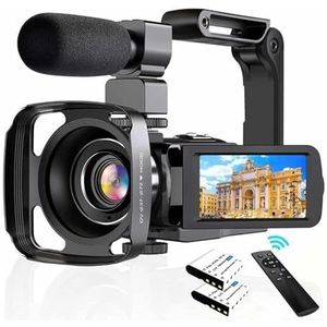 Digitale camera for fotografie en 18x digitale zoom WIFI webcam compacte vlogcamera 3'' 270° flip schermrecorder