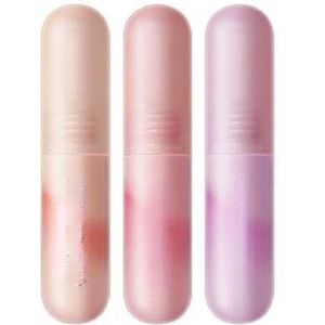 Youthful Charm Lipstick and Lip Gloss - Conveniently Portable Shades for School, Commuting, Dates, Travel, and Shopping(1 naked pink peach)