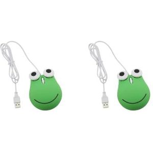 Tityvirnix 2 set Bedrade Muis Glad Thuis en Kantoor Gebruik Leuke Muizen voor Computer Desktop Laptop