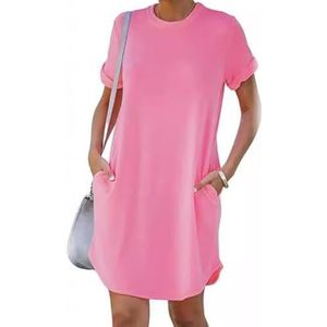 yk8fass Onregelmatige tennisjurk pf-2871, roze, S