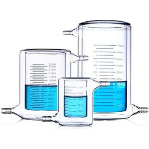 Dubbeldeksbeker, fles met dubbele capaciteit, fotokatalytische reactiefles(3000ml)