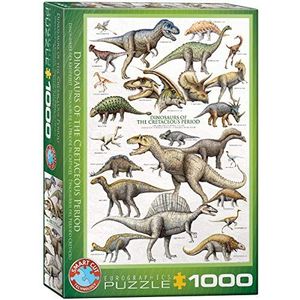 Dinosaurussen uit het Krijt 1000-delige puzzel