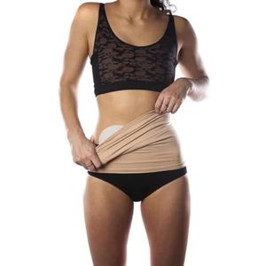 Comfizz Ostomy Level 2 Ondersteuning Tailleband: Unisex, 25,4 cm Diepte, Medium Ondersteuning Ideaal voor Kleine Hernia's (Neutraal, XL/2XL)