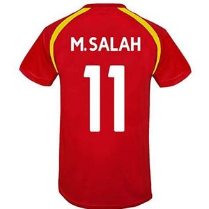 Liverpool FC - Trainings-t-shirt voor jongens - Officieel - Cadeau - Rood Salah 11-8-9 jaar