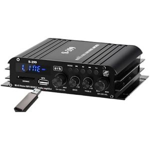 Versterker, S-299 4.1 Kanaals Audio Digitale Eindversterker 5.0 Draagbare Auto en Thuis Tweeërlei gebruik 4 * 40 W Afstandsbediening Speler