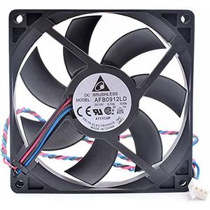 Delta AFB0912LD 90mm 9020 12V chassis power supply quiet mute fan computer CPU case power fan