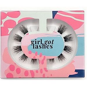 GirlGotLashes Mini Box Eye Candy wimperextensies voor thuis, 1 paar valse wimpers, houdt 5-7 dagen, veganistisch, handgemaakt