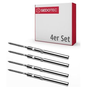 Gedotec Tablardrager, verstelbaar, plankdrager, onzichtbaar, compact, wandplankhouder, draagkracht 85 kg, stalen plankdrager voor wandmontage, 4 stuks, voor zware belasting