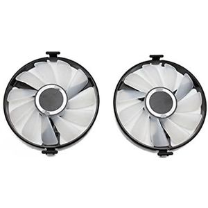 YALLS FDC10U12S9-C RX480 GPU Fan Compatibel for XFX Radeon RX 480 Crimson Edition Grafische Kaart Koeling Radiator (Color : RED FAN)