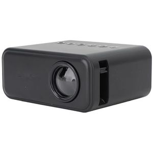 Miniprojector, Oogbescherming Draagbare Filmprojector Bekabelde Draadloze Projectie HD 1080P Multifunctioneel Thuisgebruik (EU-stekker)