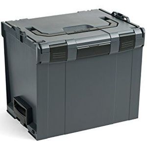 Bosch Sortimo L BOXX 374 antraciet | maat 4 | professionele gereedschapskoffer L-BOXX 374 | innovatief transportsysteem | gereedschapskist leeg kunststof | ideale organizer box | L BOXX gereedschapskoffer