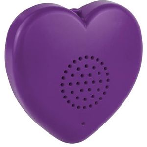 Talking Products, opneembare spraakopname, pratende hartgeluidsmodule en mp3-speler, 8 MB. Maak je eigen gepersonaliseerde herinneringsbeer, knuffel of babyhartslagherinnering (paars)