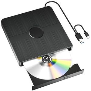 Externe Blu-ray-drive For Laptop-pc CD-/DVD-lees-/schrijfspeler Draagbare 3D Blu-ray-drive Gebruiksvriendelijk