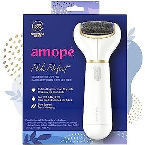 Amopé Pedi Perfect Foot File - elektronisch pedicuregereedschap - regelmatig grof, blauw