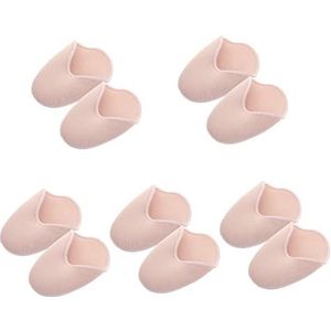 5 paar ballet pointe set inlegzolen voor hakken vrouwen ballet dans teenbeschermers teenbeschermers voor vrouwen ballet teenbeschermers gebreide stof zachte Miss Liner