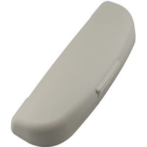 Auto Bril Box Case Zonnebril Houder Doos, voor Renault Espace Twingo Clio ZOE Kwid SYMBIOZ ARKANA Duster EZ-PRO Lodgy Alpine, Grijs