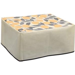 kwmobile hoes compatibel met Canon Pixma TS3350 / MG7750 Serie - Beschermhoes voor printer - Cover in geel/groen/beige - Citroenboom