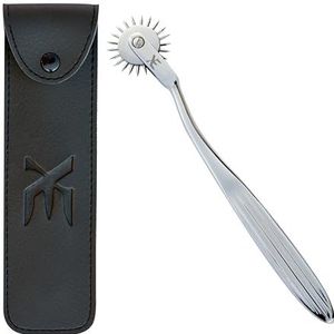 XE Roestvrijstalen Wartenberg Neuro Pinwheel – Pinwheel voor Neurologische Zenuwreactietest, Pinwheel Roller voor Testen Zenuw Gevoeligheid