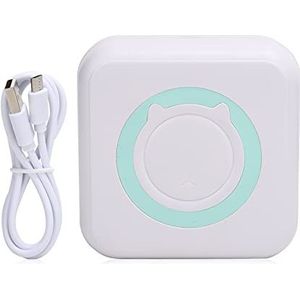 Mini-zakprinter, Draagbare Inktloze Draadloze Bluetooth Thermische Papierprinter voor Fotolabelmemo(groen)