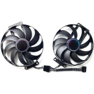 Vervangende ventilator voor ASUS GeForce RTX4060 4060ti DUAL V2 8GB GDDR6 grafische kaart(A pair of fans)
