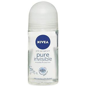 NIVEA Women ""Pure Invisible"" deodorantroller, anti-transpirant - 3-pack (3 x 50 ml)