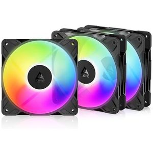 ARCTIC - P12 Pro Reverse A-RGB - Ventilator - Zwart - 120 mm - 3 Pack