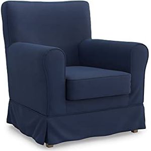 MASTERS OF COVERS Vervangende Hoes voor Fauteuil Compatibel met IKEA Ektorp Jennylund Fauteuil, Jennylund Hoes, Ektorp Jennylund Hoes, Jennylund Fauteuil Hoes, 78 x 85 x 84 cm (Katoen, Blauw)