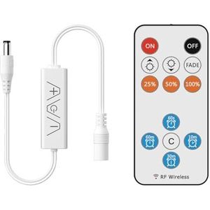 PAUTIX - RF Afstandsbediening Dimmer - Draadloos - 13 Knoppen - Voor LED Strip Lights - DC 12-24V