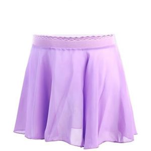 Chiffon rok voor dames, ballet-taille-tricot, chiffonrok, ballet-chiffon-wikkelrok, meisjes-ballet-chiffon-wikkelrok, dansrok voor peuters en kinderen, paars, XL for150-165cm