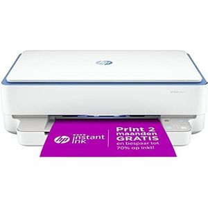 HP ENVY 6010 All-in-One, Draadloze Wifi kleuren inktjet printer voor thuis (Afdrukken, kopiëren, scannen) Inclusief 2 maanden Instant Ink
