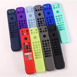 Voor TCL RC902V FMR1 FAR2 FMR4 Voice Afstandsbediening Siliconen Cover Case Beschermende Huid voor TCL 55R646 55S546 65R646 65S546 75R646 75S546 TV Afstandsbediening (mintgroen)