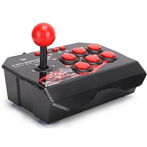 Fight Stick, Joystick Zwart Rood Universele Computer Game Controller Acc voor Games