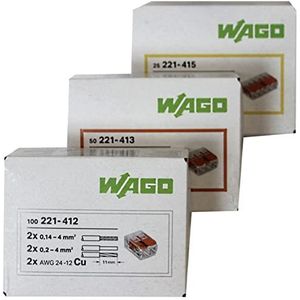 Kabelklemmen - Assortiment - 100 Stuks - Origineel Wago