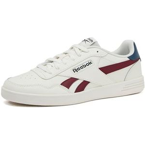 Reebok Club C 85 Hardloopschoenen voor dames, krijtwit retro rood, 40.5 EU