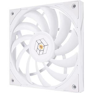 Thermalright TL-H12015W Dunne computerbehuizingsventilator, 1900 tpm, CPU-ventilator, 15 mm slim line koelventilator, 12 cm CPU-koelventilator, compatibel met desktop-koellichaam en behuizing