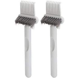 Haarborstel Cleaner Kam Tool, Haar Kam Cleaner Borstel Brede Klauw Ergonomische Handvat Ontwarren Draagbare 2 stks voor Thuis