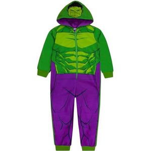 Marvel Hulk Onesie | Avengers Jongens Onesie | Fleece Onesies Voor Jongens | Grün 104