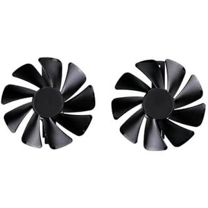 CF1015H12D RX580 590 Koelventilator voor Sapphire RX 470 480 580 570 voor NITRO Mining Edition Gaming Videokaartkoeler(Black 1-Fan)