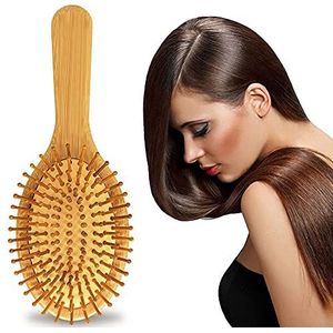 Haar borstel ontwarrende pop, massage borstel voor Mannen, Vrouwen en Kinderen, natuurlijk houten Milieu Anti-statische