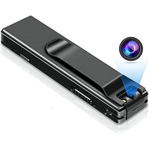 Action Camera, Magnetische Digitale Mini Camera HD Zaklamp Micro Body Cam Webcam Bewegingsdetectie Snapshot Loop Recording Camcorders Soepele Stabilisatie(Without TF Card)