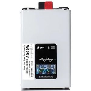 Spanningsomvormer 12000W 10000W 8000W 12V 24V 220V 24V 48V 60V 72V Naar 110V Omvormer Zonne-energie Auto-omvormer Off-grid Vermogen Zuivere Sinusomvormer Omvormer(96V,220V-230V(60Hz))