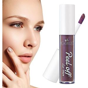 Lip Tint Peel Off - 0.12fl.oz langhoudende lippenstift voor meisjes - Waterproof Liquid Lip Stain Tint, Nonstick Cup Lipgloss Makeup For Women Girls Qiongni