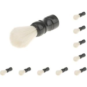 10 Set van Professionele Salon Kapper Scheren Borstel Baard Snor Borstel voor Mannen Willekeurige