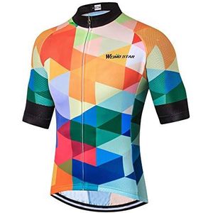 Weimostar mountainbike-fietsshirt met korte mouwen S-3XL, ademend en snel droog