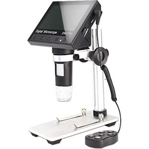 Handheld digitale microscoop accessoires USB digitale elektronische microscoop 8 LED-verlichting 12MP 1080P 7 inch scherm LCD-scherm 10X-1200X Microscoop accessoires (kleur: DM3-A-Metal stents)
