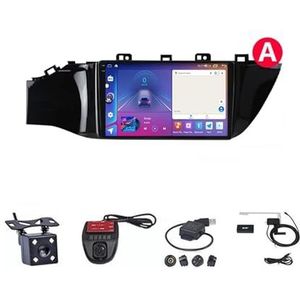 Android Double Din Car Stereo 9 Inch Touchscreen Autoradio Autotoebehoren Multimedia Stuurwielbediening met Navigatie Plug And Play Voor Kia RIO 4 2016-2020 (Size : M100S WIFI 1G+16G)