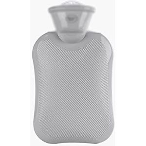 OIFAODAO, Waterinjectie Dikke rubberen warmwaterkruik Draagbare handwarmer Warmwaterzak Warme buik Handen Voeten in de winter,Warmwaterkruik(Grey)
