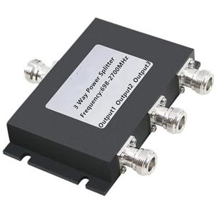 SMA-microstrip-vermogensverdeler 698-2700MHz 3-weg energieverdeler Wilkinson-strepen 50W N-bus