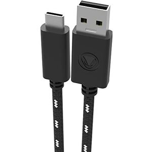 snakebyte CHARGE CABLE 5 PRO (5 METER) - USB type C kabel, USB 2.0 tot C stekker, snellaadkabel, USB C mesh kabel, geschikt voor PS5, Xbox Series X, Samsung, Huawei en nog veel meer, PS5 ontwerp