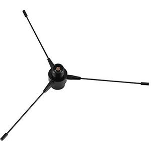 UHF-F autoradio-antenne, Bewinner RE-02 Mobiele vloerantenne voor autoradio Tweewegs transceiver 1300 MHz mobiele antenne met 3 korte wapeningsstaven en 3 lange wapeningsstaven en 1 adapter